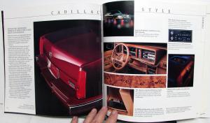 1989 Cadillac Allante Fleetwood Deville Eldorado Seville Brougham Sale Brochure