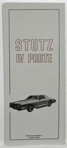 1980 Stutz IV Porte Press Kit