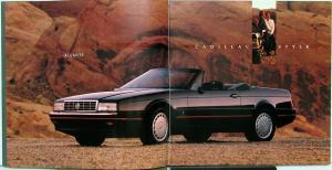 1990 Cadillac Allante Seville STS Fleetwood 60 Special Sales Brochure Orig XL