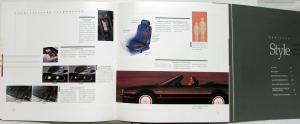 1990 Cadillac Allante Seville STS Fleetwood 60 Special Sales Brochure Orig XL