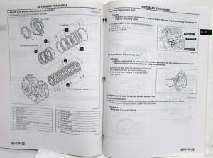 2001 Mazda Automatic Transaxle JA5A-EL Service Shop Repair Manual