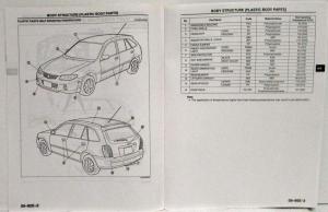 2002 Mazda Protege 5 Bodyshop Manual Supplement