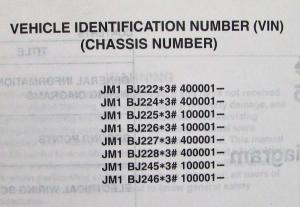 2003 Mazda Protege/Protege 5 Electrical Wiring Diagram