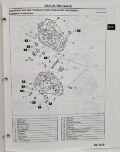 2003 Mazda Manual Transaxle A65M-R Service Shop Repair Manual