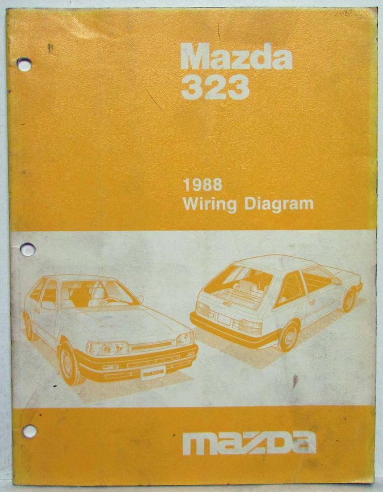 1988 Mazda 323 Electrical Wiring Diagram