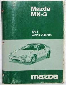 1993 Mazda MX-3 Electrical Wiring Diagram