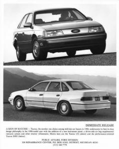 1990 Ford Taurus LX and SHO Press Photo 0338