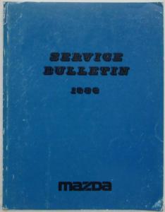 1986 Mazda Service Bulletin Manual