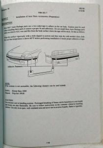 1986 Mazda Service Bulletin Manual