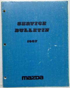 1987 Mazda Service Bulletin Manual