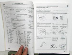 1993 Mazda MX-3 Body Electrical Troubleshooting Manual Service Shop Repair Book