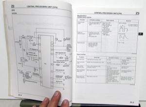 1993 Mazda MX-3 Body Electrical Troubleshooting Manual Service Shop Repair Book