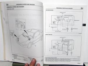 1993 Mazda MX-3 Body Electrical Troubleshooting Manual Service Shop Repair Book