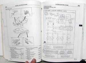 1993 Mazda MX-3 Body Electrical Troubleshooting Manual Service Shop Repair Book