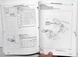 1993 Mazda MX-3 Body Electrical Troubleshooting Manual Service Shop Repair Book