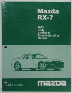 1993 Mazda RX-7 Body Electrical Troubleshooting Manual - REPRINT