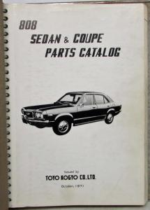 1972-1975 Mazda 808 Sedan & Coupe Parts Book Catalog Vol 2