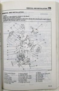 1987 Mazda 626 Service Shop Repair Manual - Smaller Sized Version