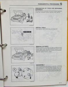 1988 Mazda 323 Station Wagon Service Shop Repair Manual