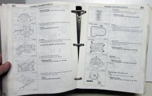 1990 Mazda MPV Service Shop Repair Manual in Binder