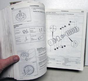 1990 Mazda MPV Service Shop Repair Manual in Binder