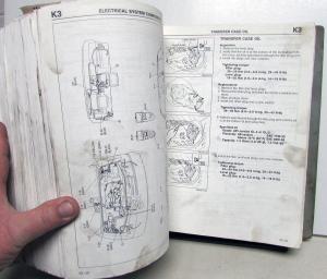 1990 Mazda MPV Service Shop Repair Manual in Binder