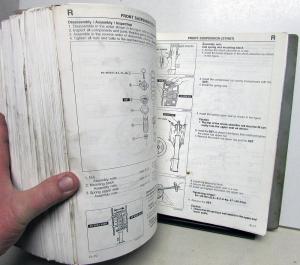 1990 Mazda MPV Service Shop Repair Manual in Binder