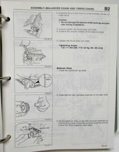 1990 Mazda MPV Service Shop Repair Manual in Binder