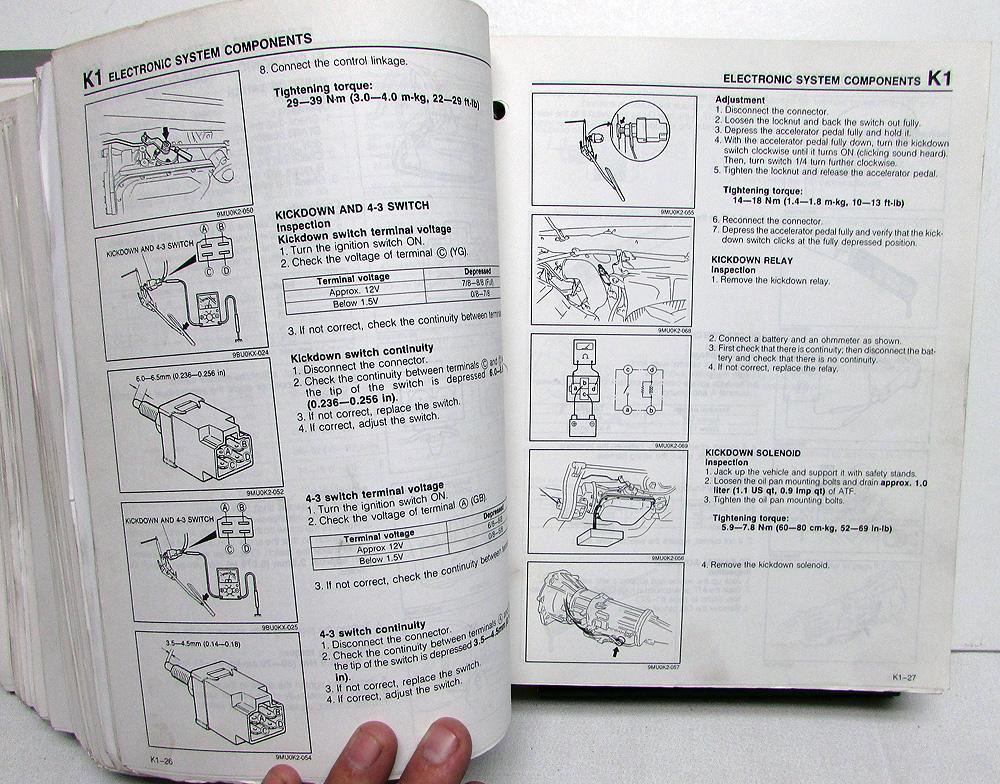 1990 Mazda B-Series B2200 B2600 Pickup Truck Service Shop Manual