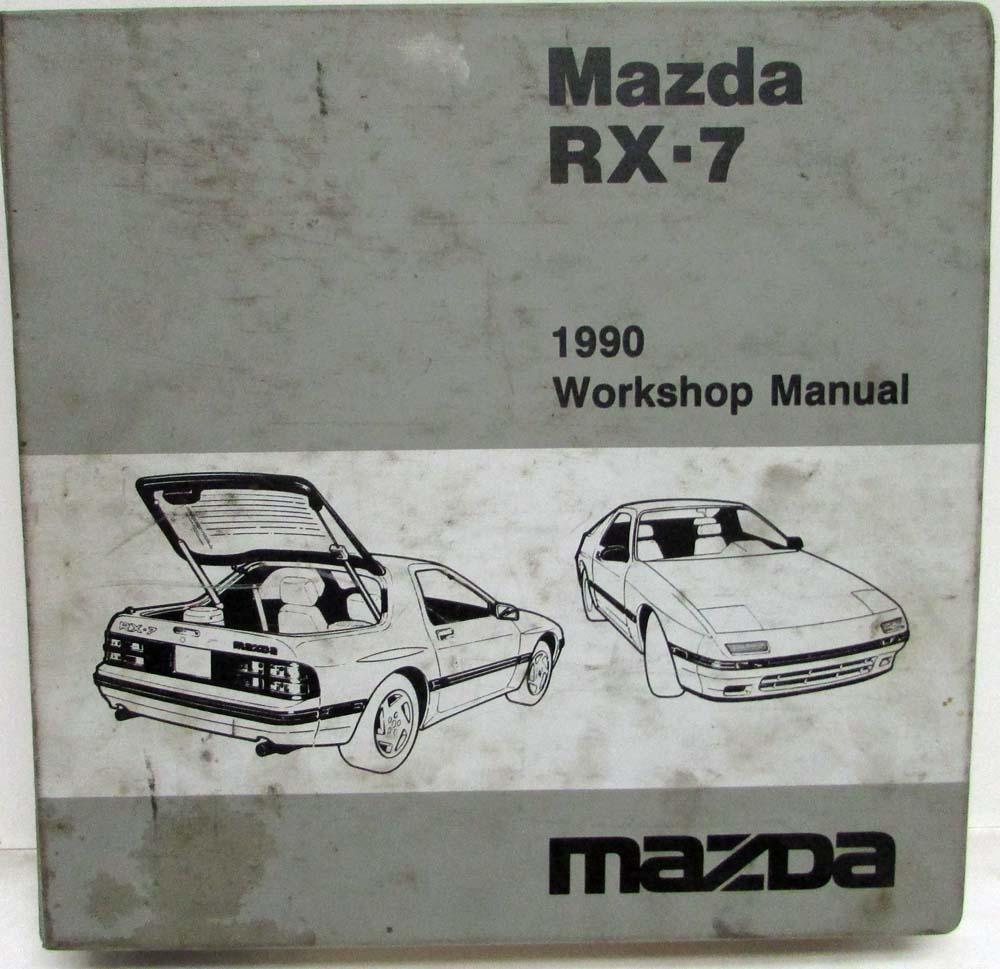 1990 Mazda RX-7 Service Shop Repair Manual