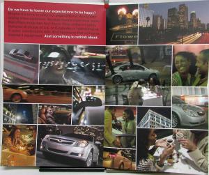 2008 Saturn AURA XE I 4 & XE V6 & XR & Green Line Sport Sedan Sales Brochure