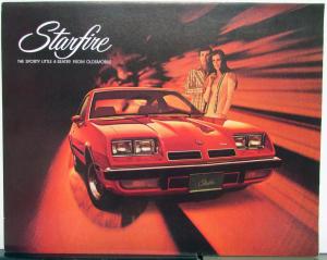 1977 Oldsmobile Starfire Supercoupe  Features Dimensions Sales Brochure Original