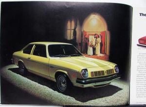 1975 Pontiac Astre Coupe Hatchback Safari Sj CANADIAN Sales Brochure Original