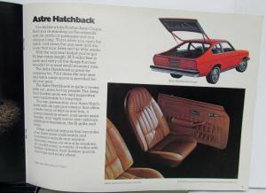 1975 Pontiac Astre Coupe Hatchback Safari Sj CANADIAN Sales Brochure Original