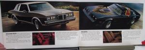 1979 Pontiac Grand Prix Firebird Bonneville LeMans Sunbird TransAm Brochure Orig