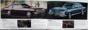 1979 Pontiac Grand Prix Firebird Bonneville LeMans Sunbird TransAm Brochure Orig