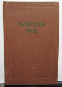 1914 Winton Six 48 HP Sales Brochure Catalog Hardbound Original Vintage Auto