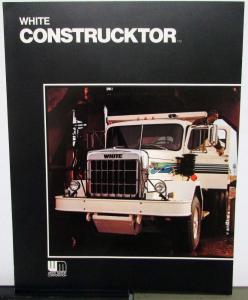 1975 White Construcktor Series Truck Sales Brochure HD Construction Model