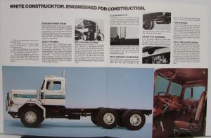 1975 White Construcktor Series Truck Sales Brochure HD Construction Model