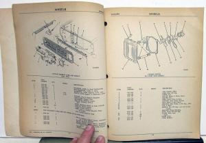 1975-1978 Chrysler Dodge Military Truck M880 Series Parts Book Pickup Ambulance