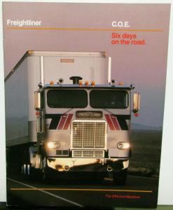 1981 1982 Freightliner COE Features Sales Brochure Original