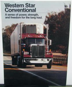 1981 Western Star Conventional Sales Sheet Original