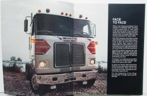 1980 White Road Commander 2 Features Sales Brochure Original