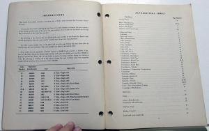 1940-1950 Chevrolet Dealer Radio Parts Catalog Book & Price Schedule GM P&A 5B