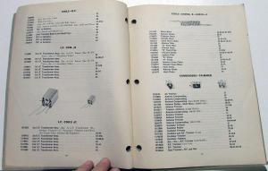 1940-1950 Chevrolet Dealer Radio Parts Catalog Book & Price Schedule GM P&A 5B