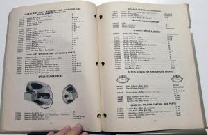 1940-1950 Chevrolet Dealer Radio Parts Catalog Book & Price Schedule GM P&A 5B