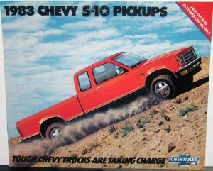 1983 Chevrolet S 10 Pickups Sales Brochure Original