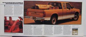 1983 Chevrolet S 10 Pickups Sales Brochure Original