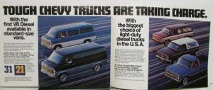 1983 Chevrolet Trucks Features Sales Brochure Original