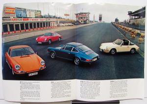 1970 Porsche Large Dealer Sales Brochure Targa 911 T E S Original